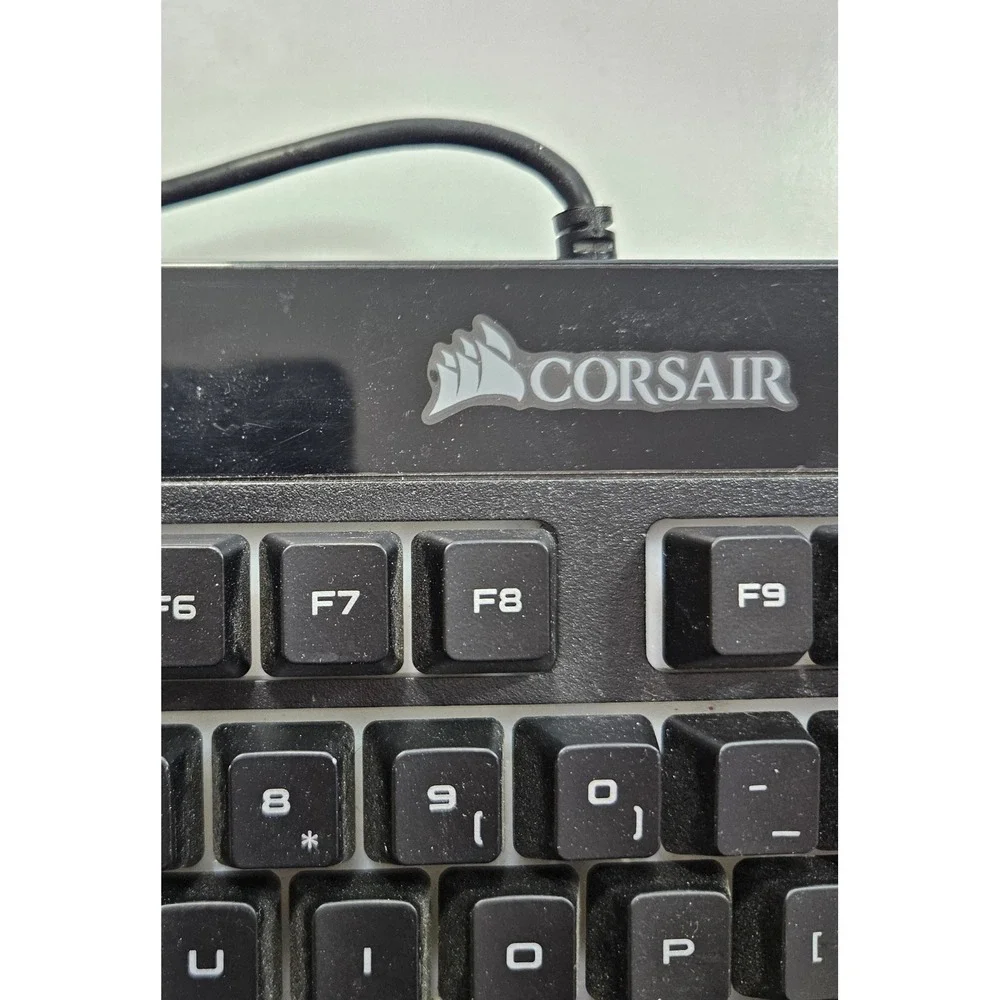 CORSAIR Gaming K55 RGB Wired Keyboard Black Backlit Rainbow Color-Changing